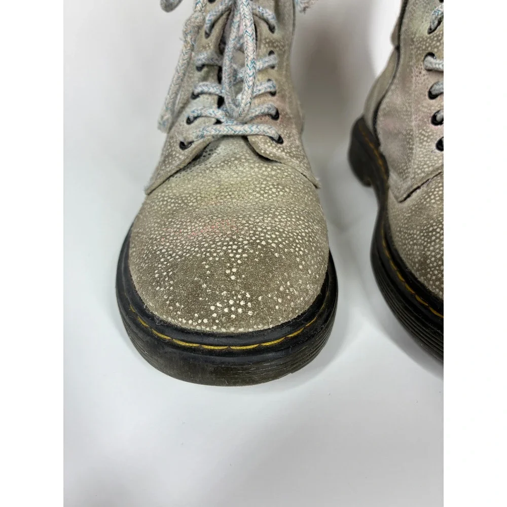 Dr. Martens 1460 Pascal J Iridescent Metallic Flecks Boots Kids Size 2 US 1 UK